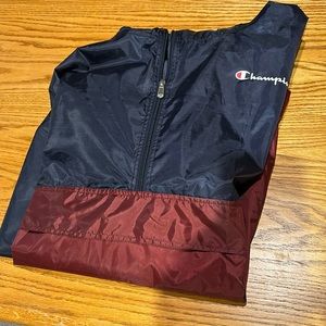 3X New Champion 1/2 Zip Windbreaker